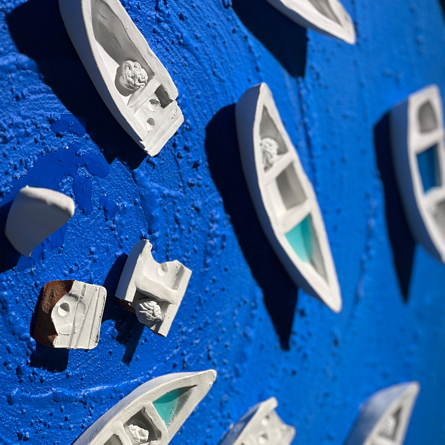 Maritime Whirl : Mixed Media Wall Art