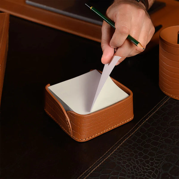 Sterling Memo Holder Brown