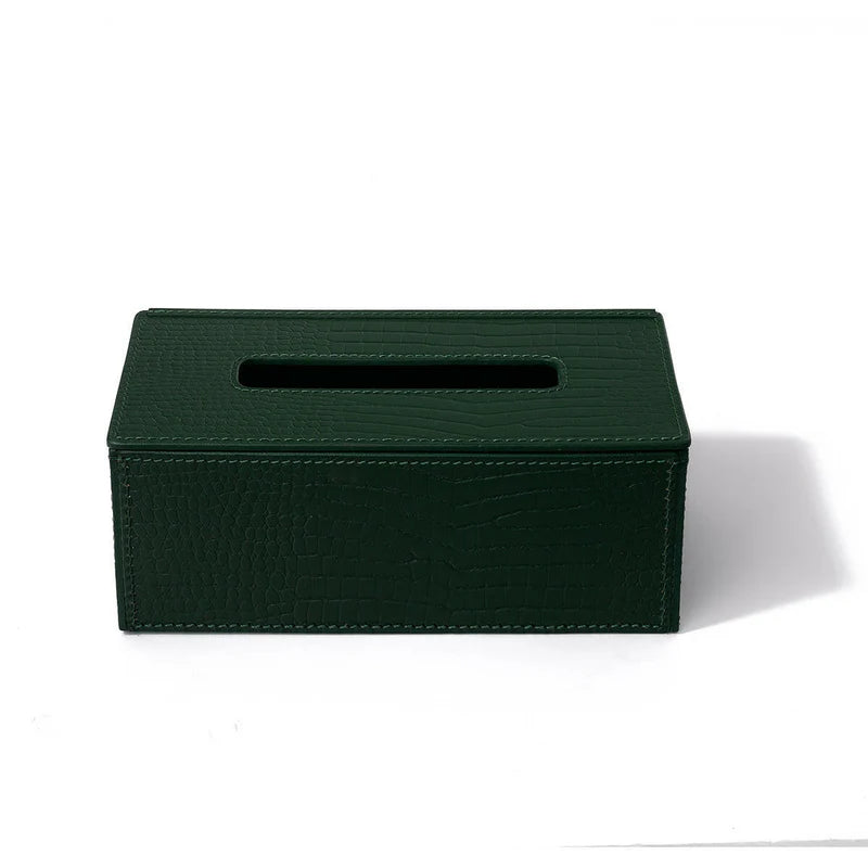 Sterling Tissue Box Holder Green